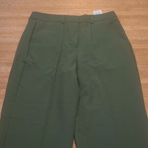 JJXX Green Pleated Trousers